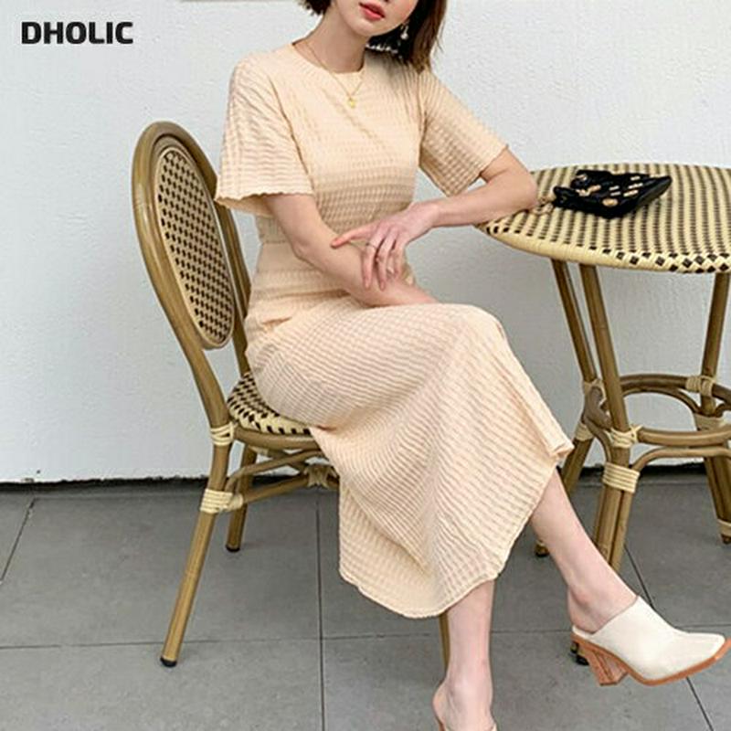 テクスチャーニット&スカートSET・全2色・t59097 レディース【ops】【セットアップ トップス 半袖 ハーフスリーブ ニ