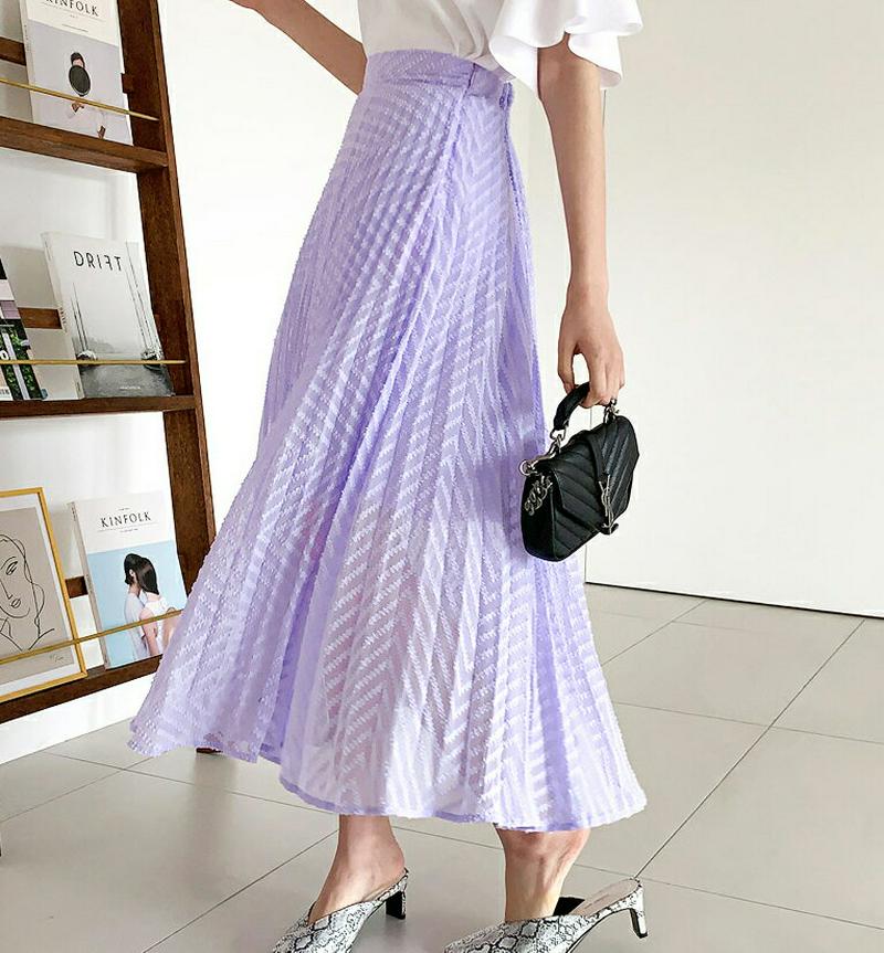 テクスチャーフレアスカート・全4色・b59100 レディース【sk】【スカート ロング ロングスカート フレア フレアスカート 