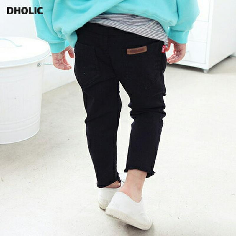 カッティングパンツ・p001539 キッズ【3~8才】【pt】【パンツ ズボン 長ズボン ボトムス ロングパンツ ダメージパンツ ダメージ カット カッティング 単色 シンプル カジュアル 女の子 男の子 子供 こども 子供服 こども服】【KIDS】
