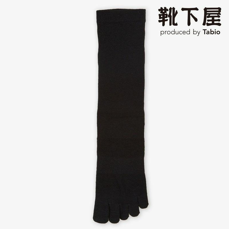 【あす楽】【Tabio MEN】 メンズ 綿シルケット五本指クルー丈ソックス / 靴下屋 靴下 タビオ くつ下 5本指 五本指 5本指靴下 五本指靴下 5本指ソックス 五本指ソックス メンズ 日本製