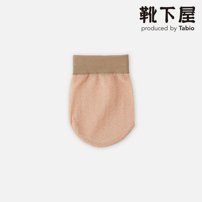 【あす楽】【靴下屋】 ラメ透けつま先カバータイプ / 靴下 タビオ Tabio くつ下 カバー カバーソックス フットカバー ラ