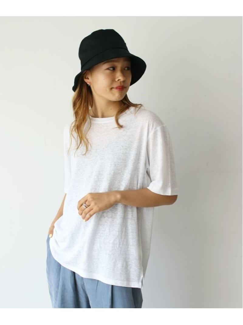 Via j(ヴィアジェイ)オーバーサイズ無地半袖Tシャツ（via j）