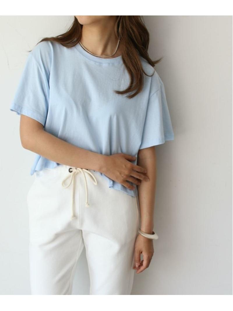 via j/via j(ヴィアジェイ)クロップ丈半袖Tシャツ（via j）