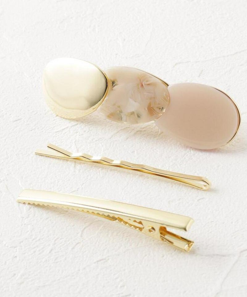 バレッタ＋ヘアクリップ＋ヘアピンセット
