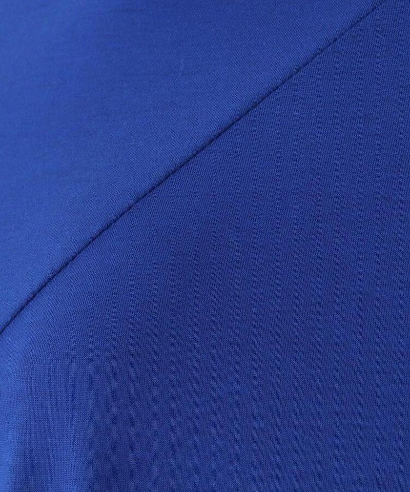 【ウォッシャブル】ドレープスリーブデザインTシャツ