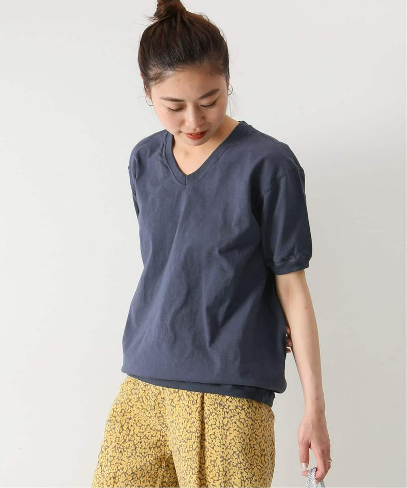 【Goodwear/グッドウェア】V/N S/S TEE CUFF AND HEM RIB：Tシャツ◆（JOURNAL STANDARD relume）