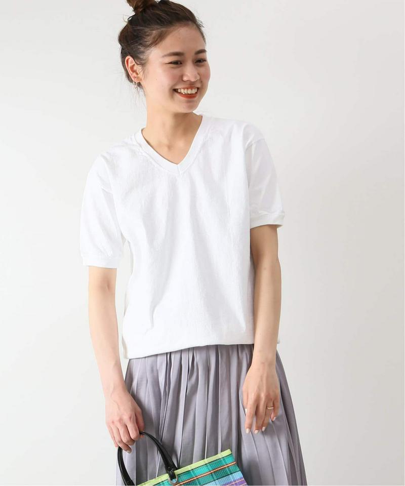 【Goodwear/グッドウェア】V/N S/S TEE CUFF AND HEM RIB：Tシャツ◆（JOURNAL STANDARD relume）