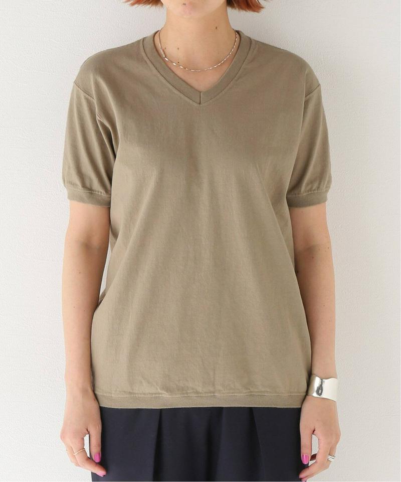 【Goodwear/グッドウェア】V/N S/S TEE CUFF AND HEM RIB：Tシャツ◆（JOURNAL STANDARD relume）
