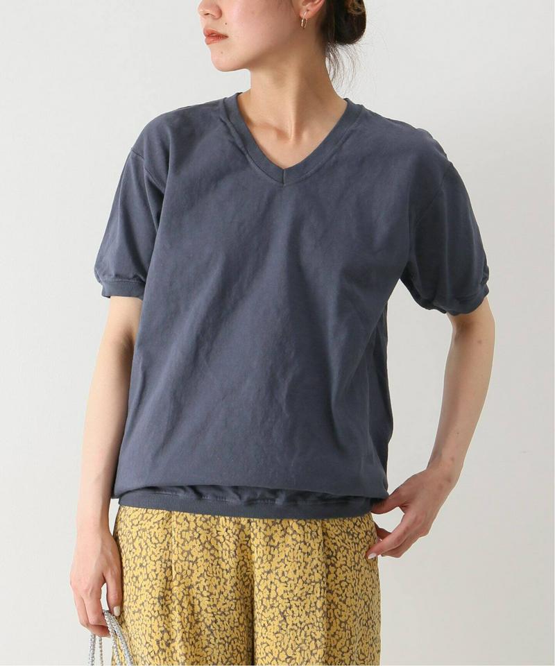 【Goodwear/グッドウェア】V/N S/S TEE CUFF AND HEM RIB：Tシャツ◆（JOURNAL STANDARD relume）