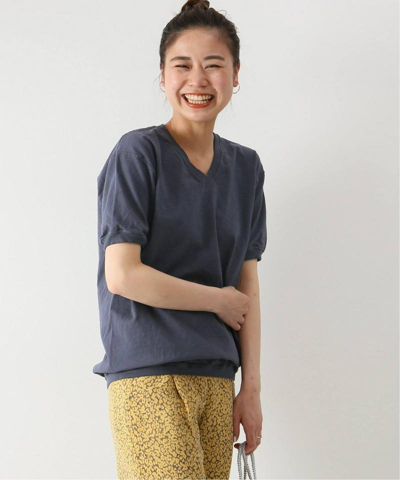 【Goodwear/グッドウェア】V/N S/S TEE CUFF AND HEM RIB：Tシャツ◆（JOURNAL STANDARD relume）