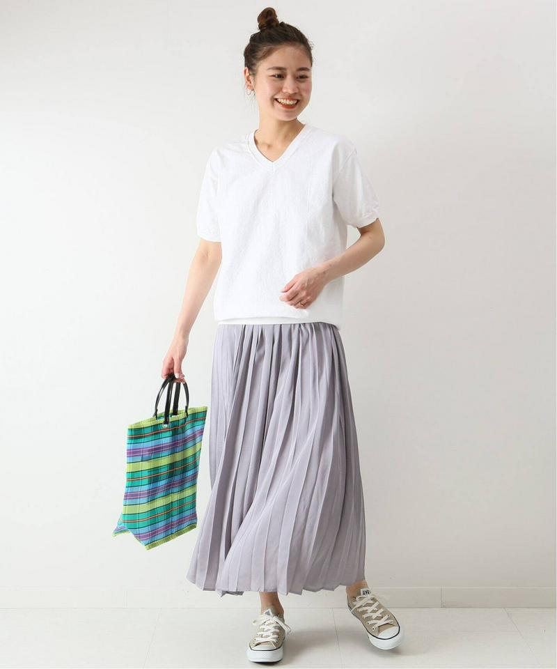 【Goodwear/グッドウェア】V/N S/S TEE CUFF AND HEM RIB：Tシャツ◆（JOURNAL STANDARD relume）