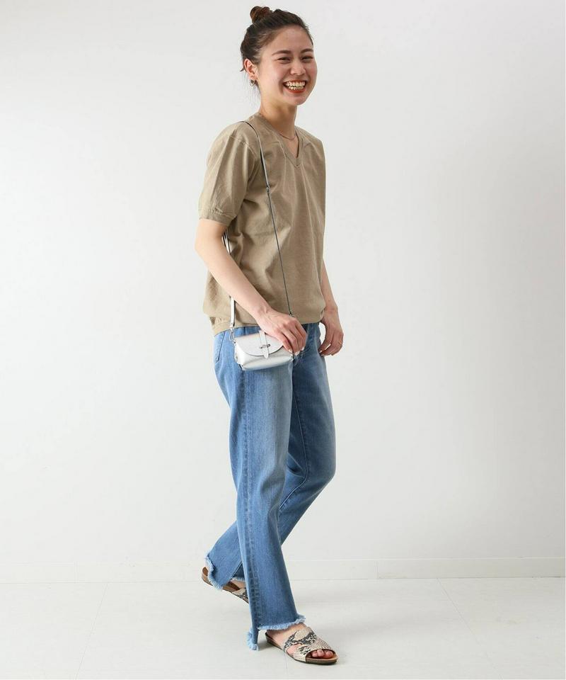 【Goodwear/グッドウェア】V/N S/S TEE CUFF AND HEM RIB：Tシャツ◆（JOURNAL STANDARD relume）