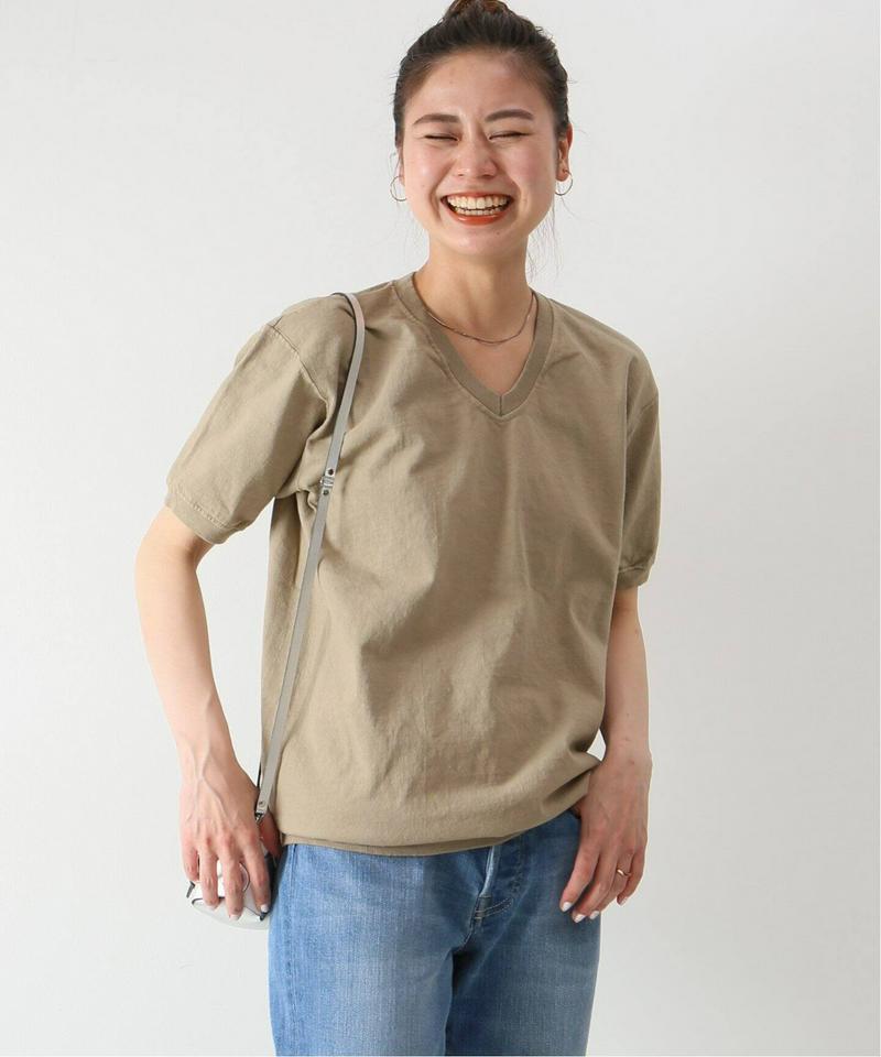 【Goodwear/グッドウェア】V/N S/S TEE CUFF AND HEM RIB：Tシャツ◆（JOURNAL STANDARD relume）