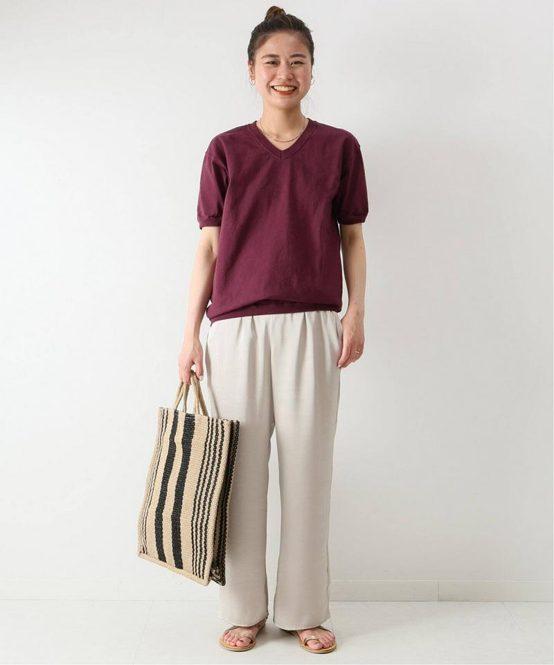 【Goodwear/グッドウェア】V/N S/S TEE CUFF AND HEM RIB：Tシャツ◆（JOURNAL STANDARD relume）