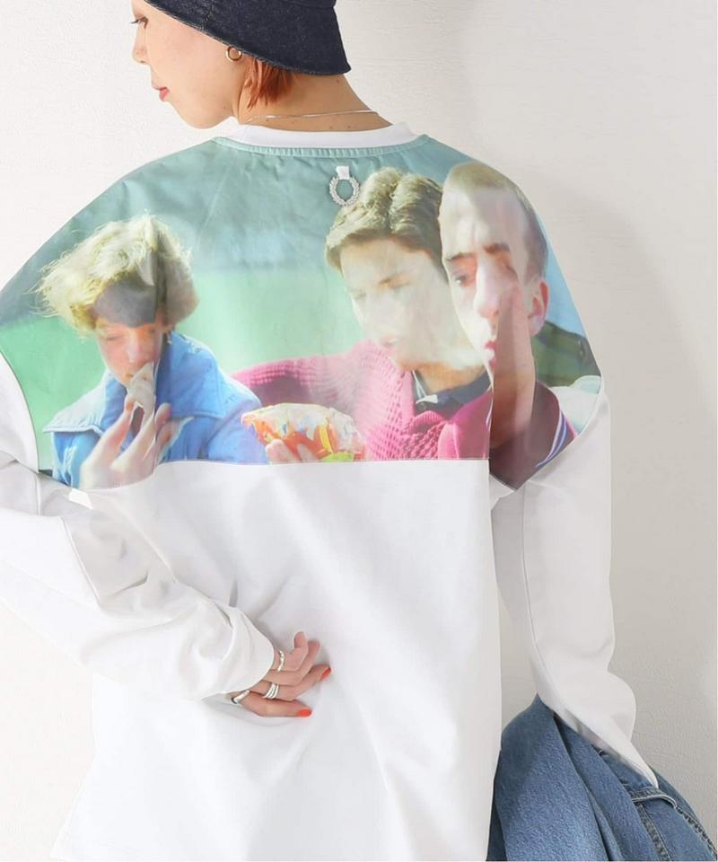 【RAF SIMONS*FRED PERRY】PRINTED L/S T-SHIR：カットソー