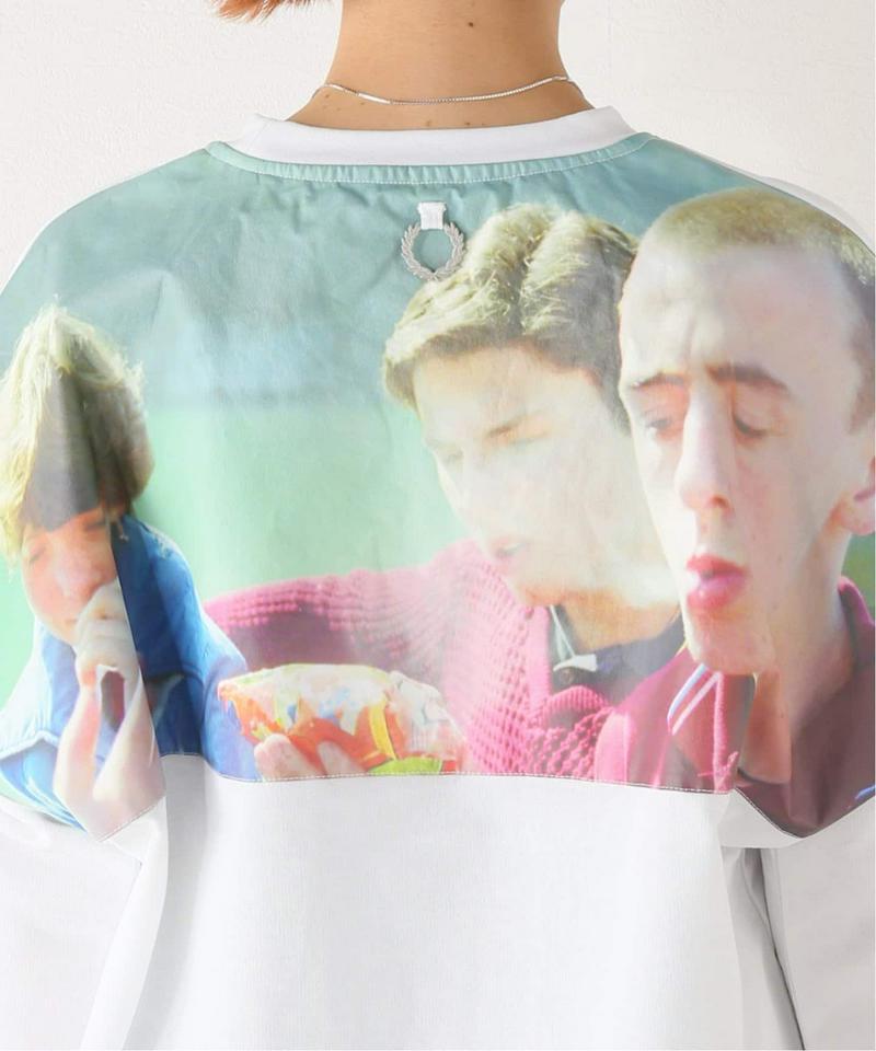 【RAF SIMONS*FRED PERRY】PRINTED L/S T-SHIR：カットソー