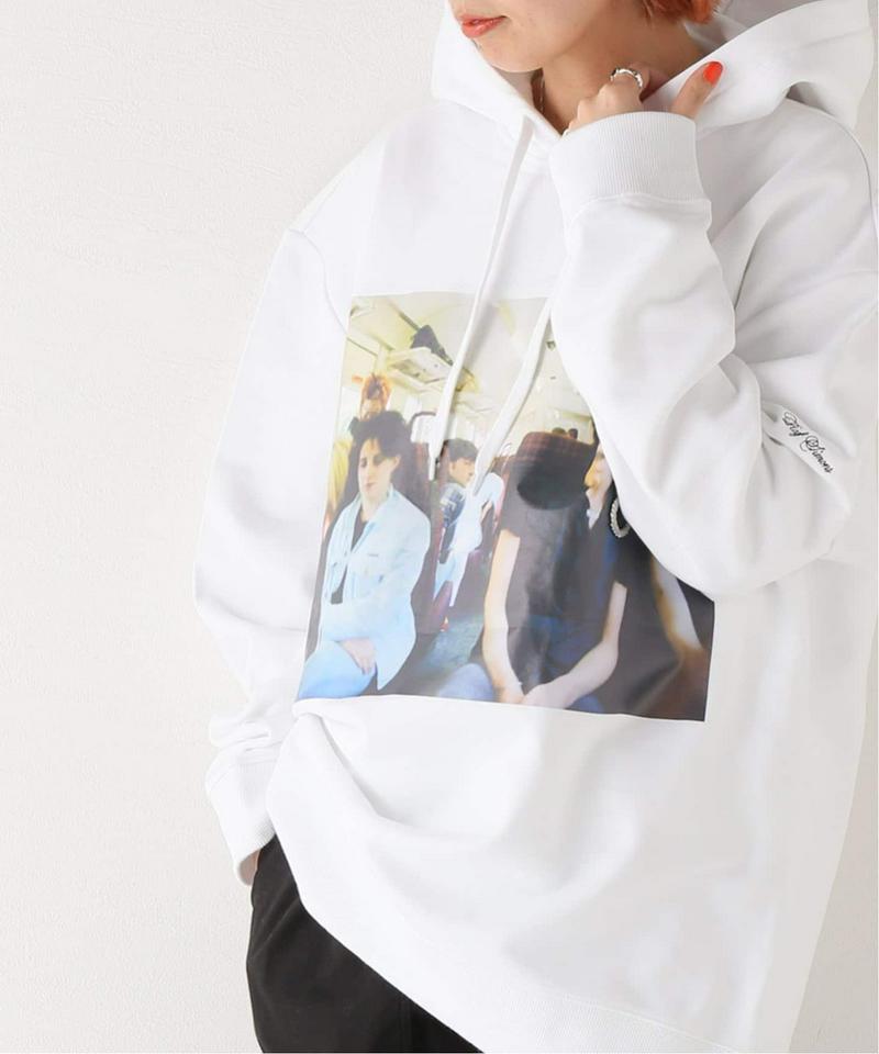 【RAF SIMONS*FRED PERRY】SHOULDER PRINTED H：フーディ