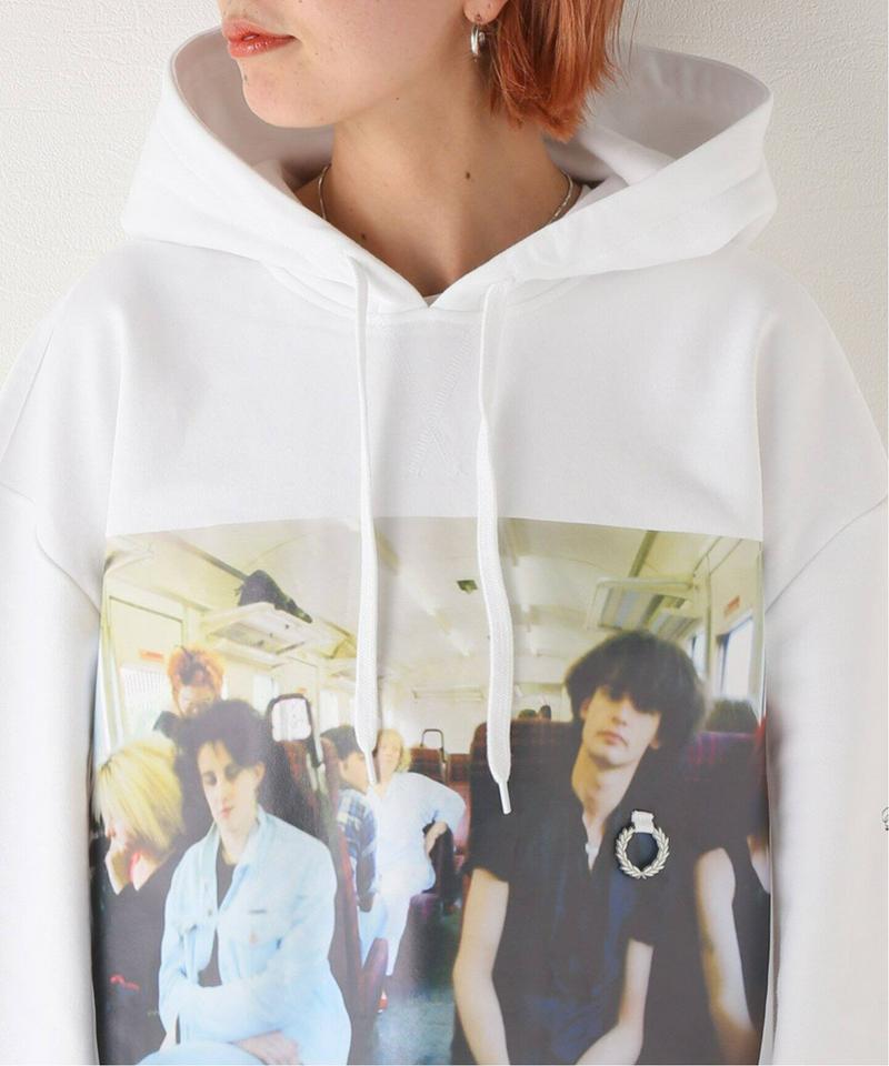 【RAF SIMONS*FRED PERRY】SHOULDER PRINTED H：フーディ