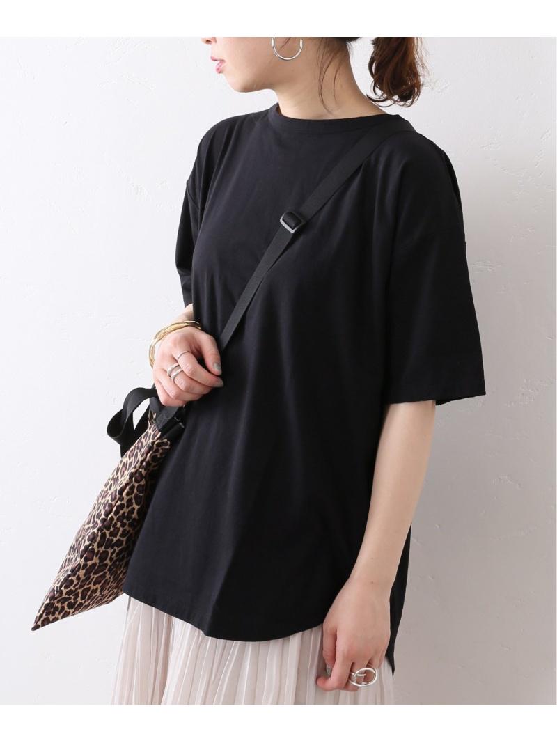 リネンコットンサイロバックスリットTee