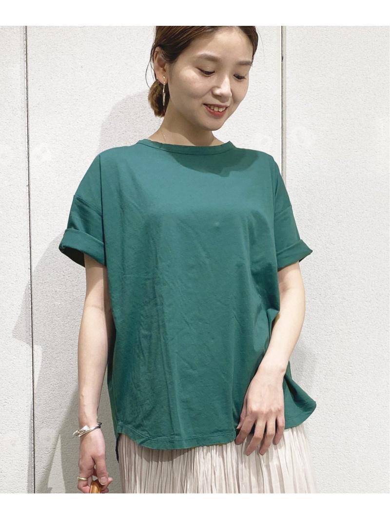 リネンコットンサイロバックスリットTee