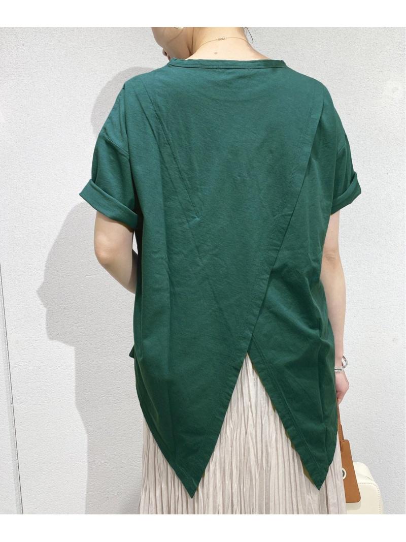 リネンコットンサイロバックスリットTee