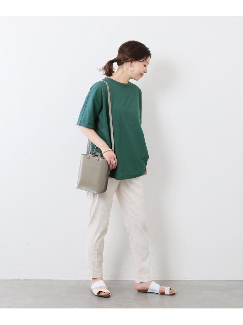リネンコットンサイロバックスリットTee