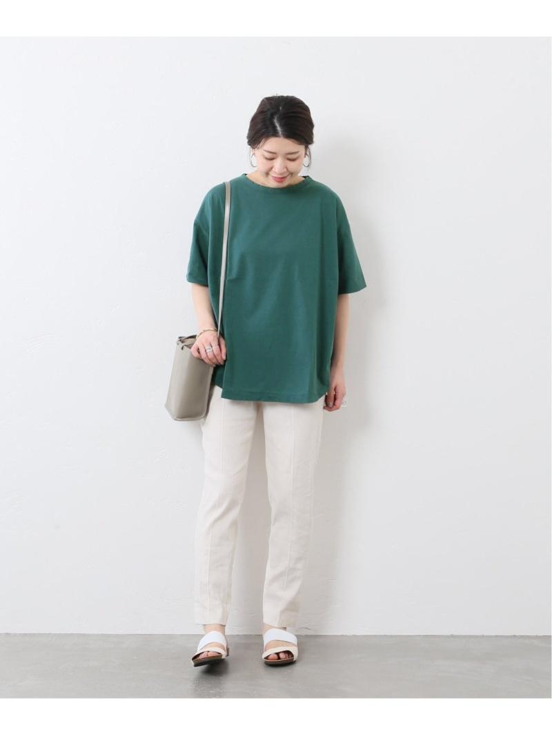 リネンコットンサイロバックスリットTee