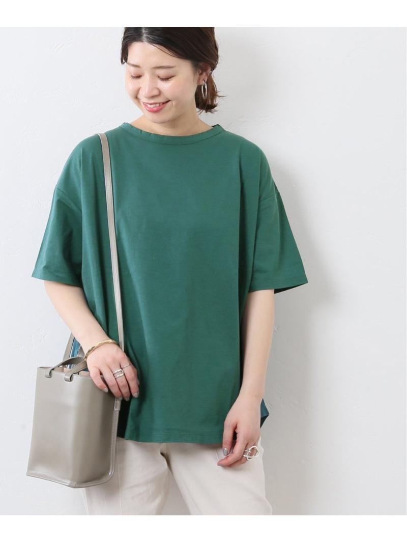 リネンコットンサイロバックスリットTee