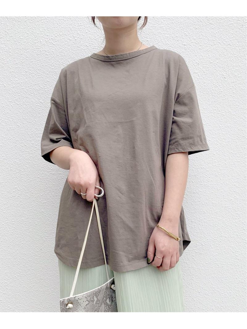 リネンコットンサイロバックスリットTee