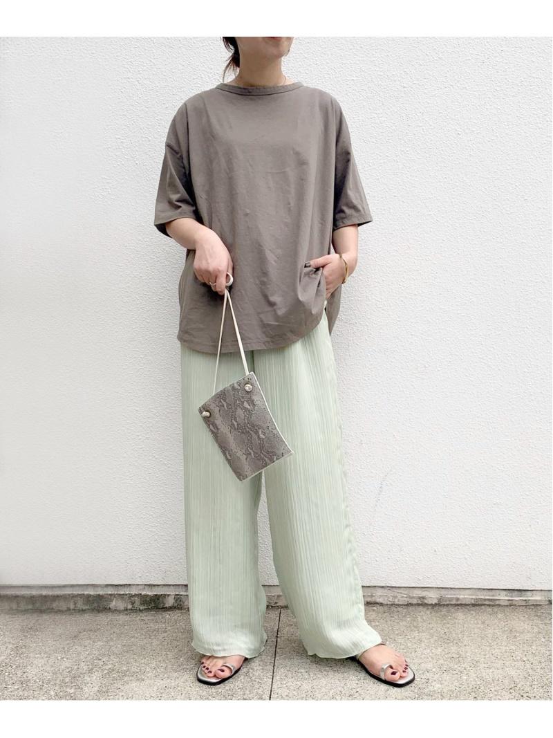 リネンコットンサイロバックスリットTee