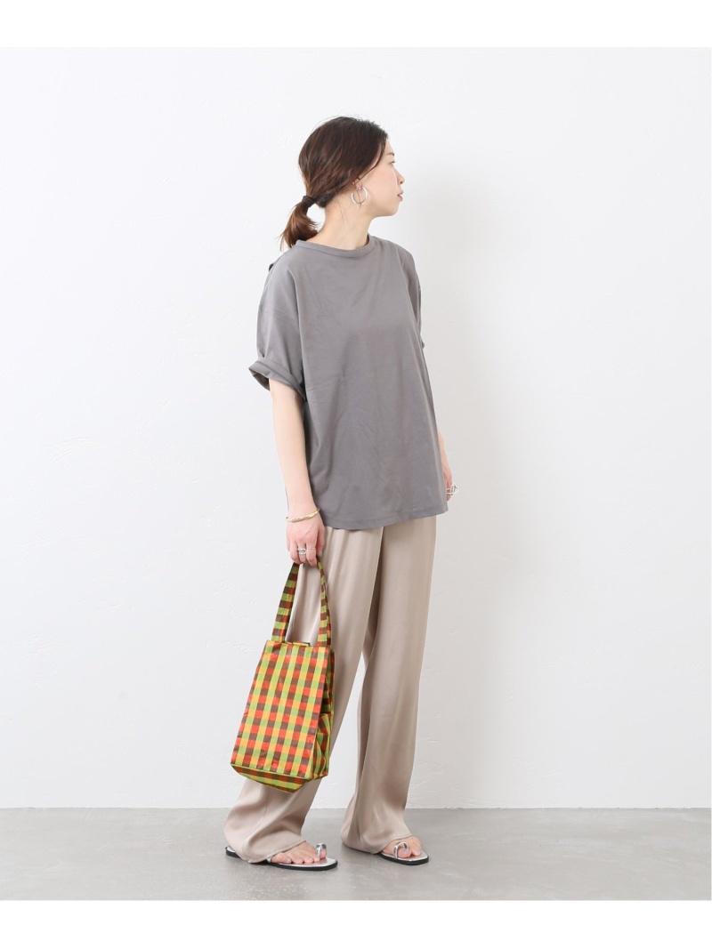 リネンコットンサイロバックスリットTee
