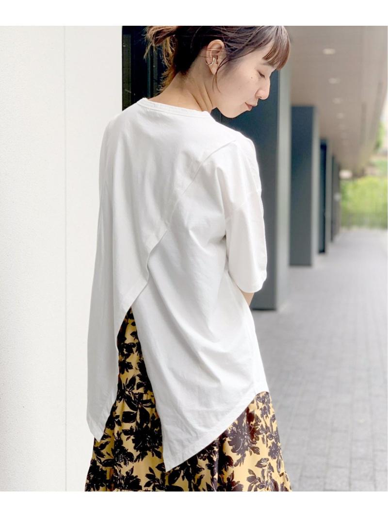 リネンコットンサイロバックスリットTee