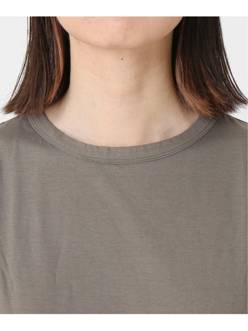 リネンコットンサイロバックスリットTee