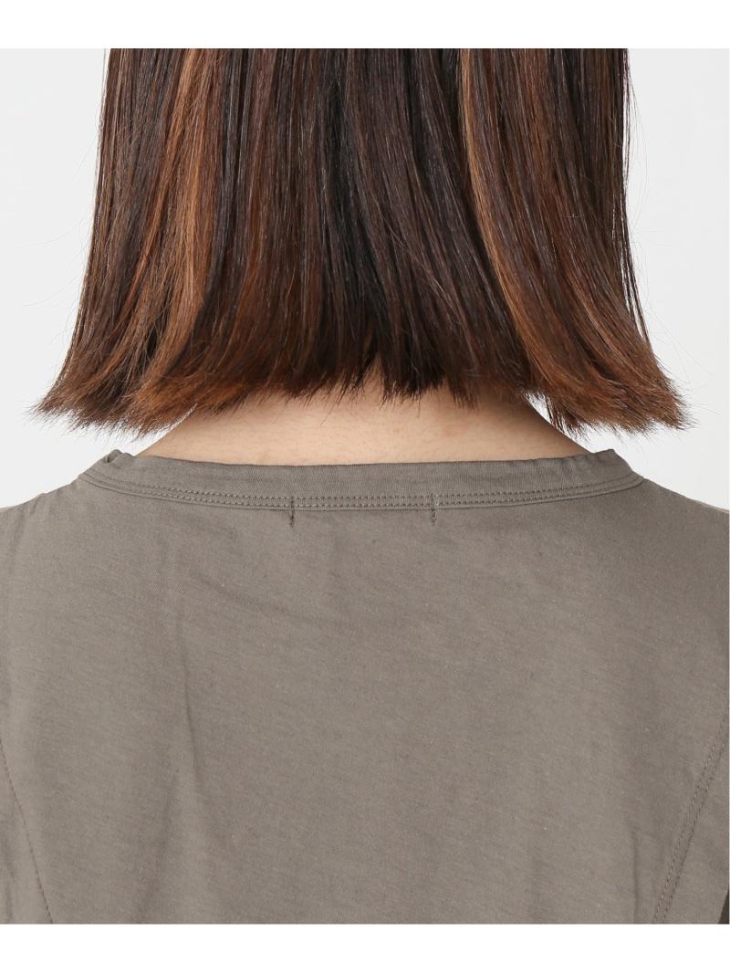 リネンコットンサイロバックスリットTee