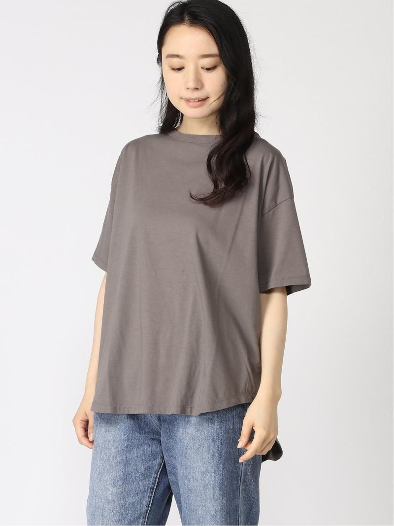 リネンコットンサイロバックスリットTee
