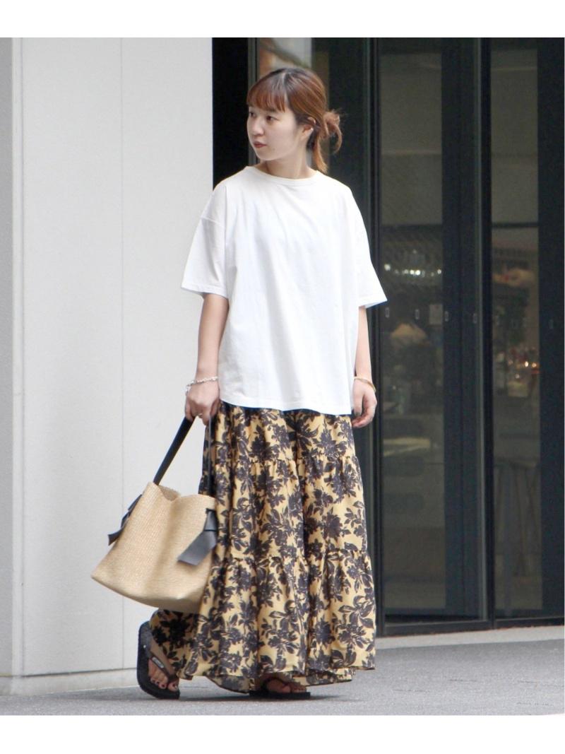 リネンコットンサイロバックスリットTee
