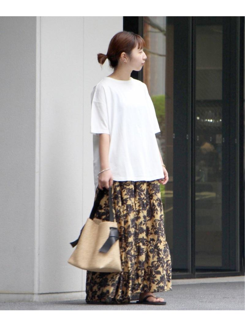 リネンコットンサイロバックスリットTee
