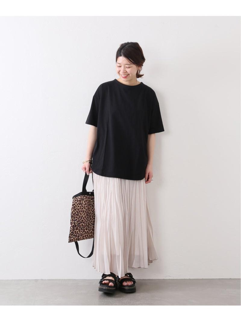 リネンコットンサイロバックスリットTee