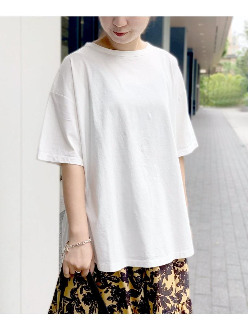 リネンコットンサイロバックスリットTee