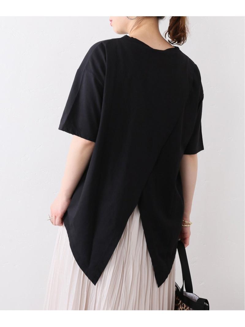 リネンコットンサイロバックスリットTee