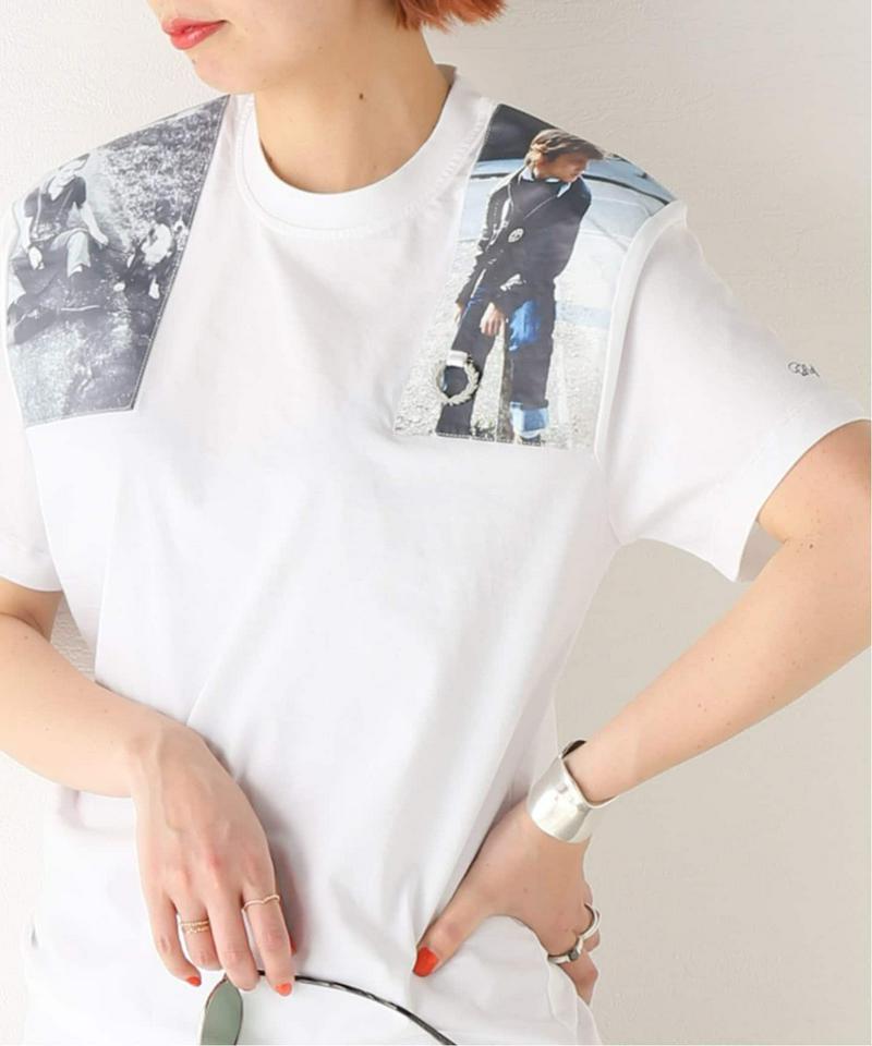 【RAF SIMONS*FRED PERRY】PRINT PATCH T-SHIR：カットソー（JOURNAL STANDARD