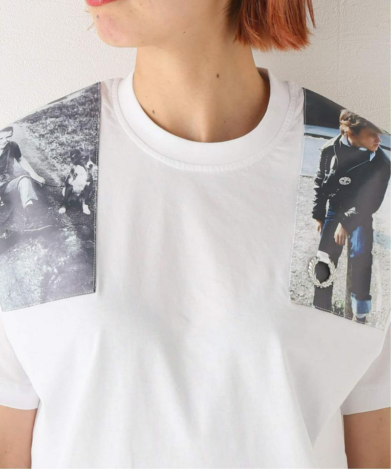 【RAF SIMONS*FRED PERRY】PRINT PATCH T-SHIR：カットソー（JOURNAL STANDARD