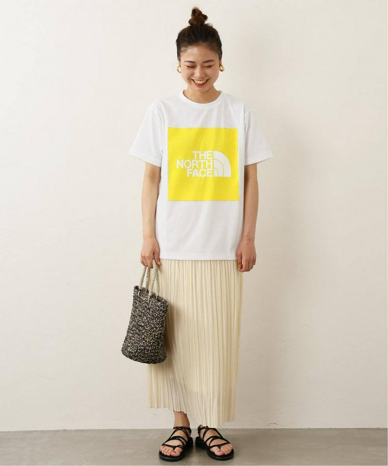 【THE NORTH FACE】S/S Colored Big Logo Tee：Tシャツ◆