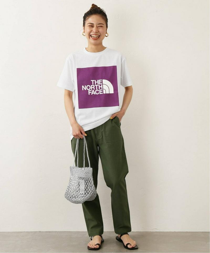 【THE NORTH FACE】S/S Colored Big Logo Tee：Tシャツ◆