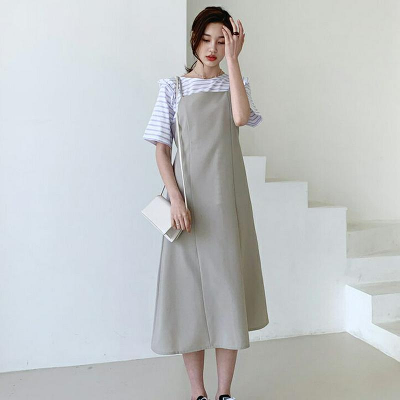 フレアキャミワンピース・全2色・t55462 レディース 【ops】【ワンピース ロング ロングワンピース フレア フレアワンピ