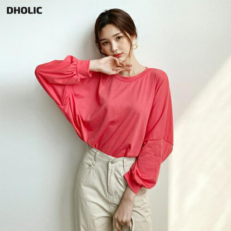 パフスリーブスウェット・全5色・t59203 レディース 【tops】【トップス Tシャツ スウェット トレーナー パフスリーブ
