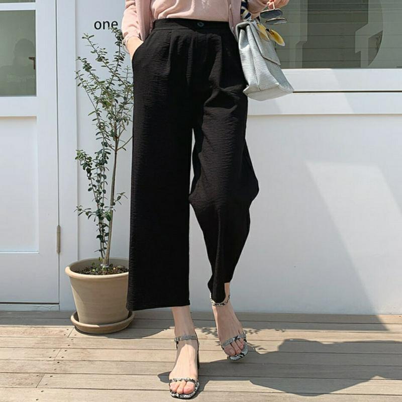 バックゴムワイドパンツ・全4色・b62093 レディース【pt】【ワイドパンツ ロングパンツ ワイド ロング ズボン ボトムス 