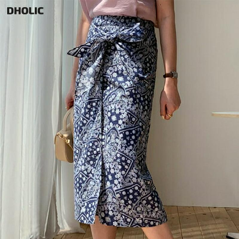 ペイズリーラップスカート・全4色・t62104 レディース【sk】【スカート ミディ丈 ミディスカート ペイズリー バンダナ柄 