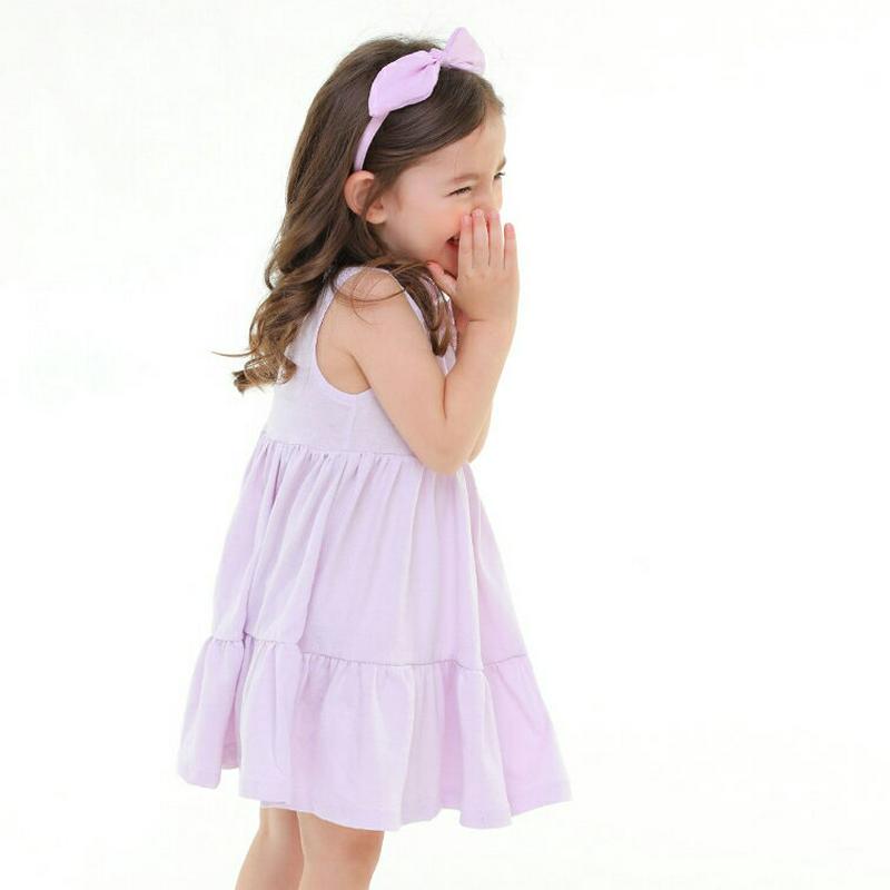 フリルポイントティアードワンピース・p001591 キッズ【3~8才】【ops】【ワンピース スリーブレス ノースリーブ フリル ティアード 単色 可愛い かわいい ガーリー 女の子 子供 こども 子供服 こども服】【KIDS】