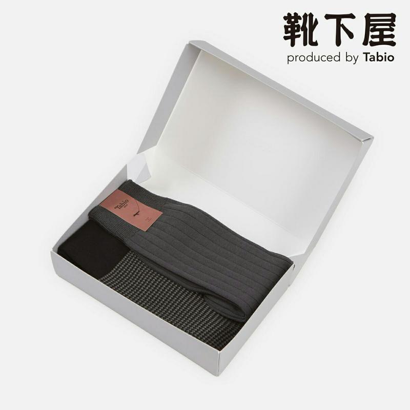 【全品送料無料★〜5/16 23:59迄】【あす楽】【Tabio MEN】 【WEB限定】仕事を頑張る大切な人へ メンズ2足セッ